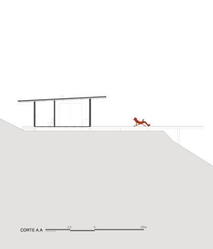 00 HOVER Cabana – Corte A.A rawi arquitetura
