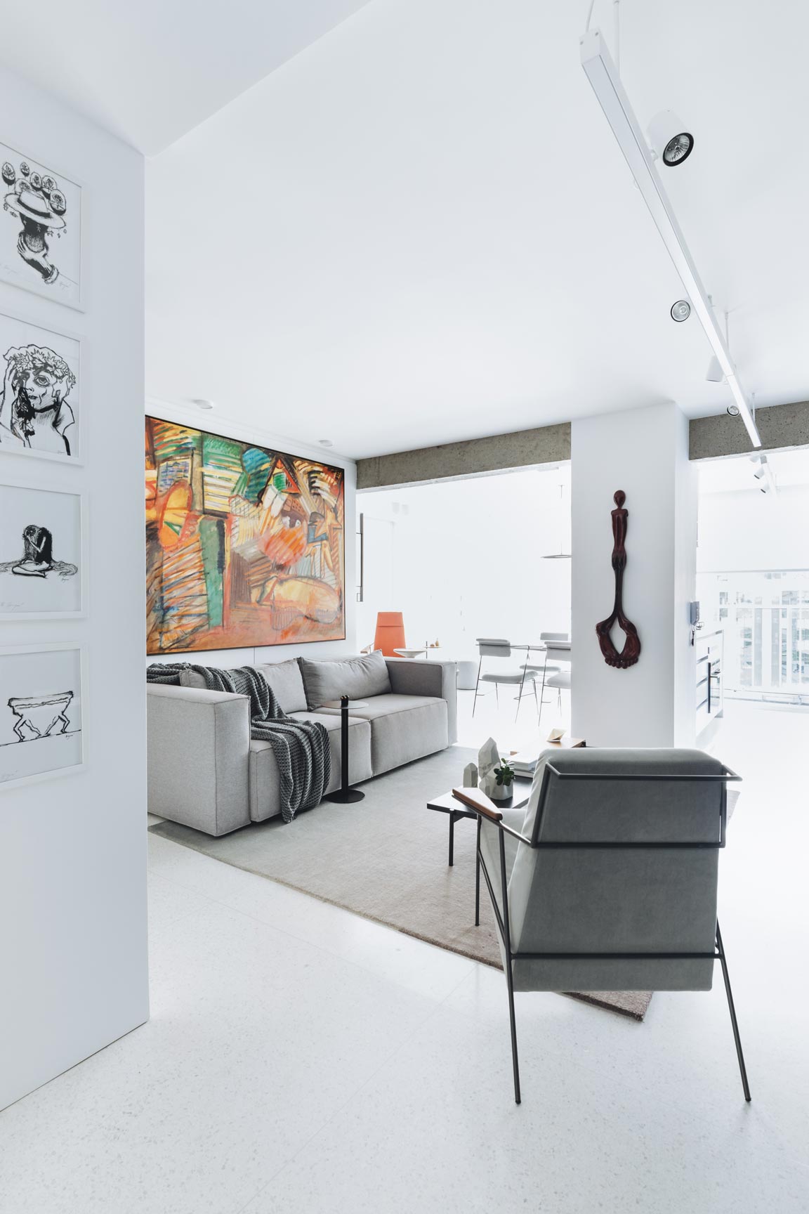 05 apartamento duas cores sala rawi arquitetura sao paulo
